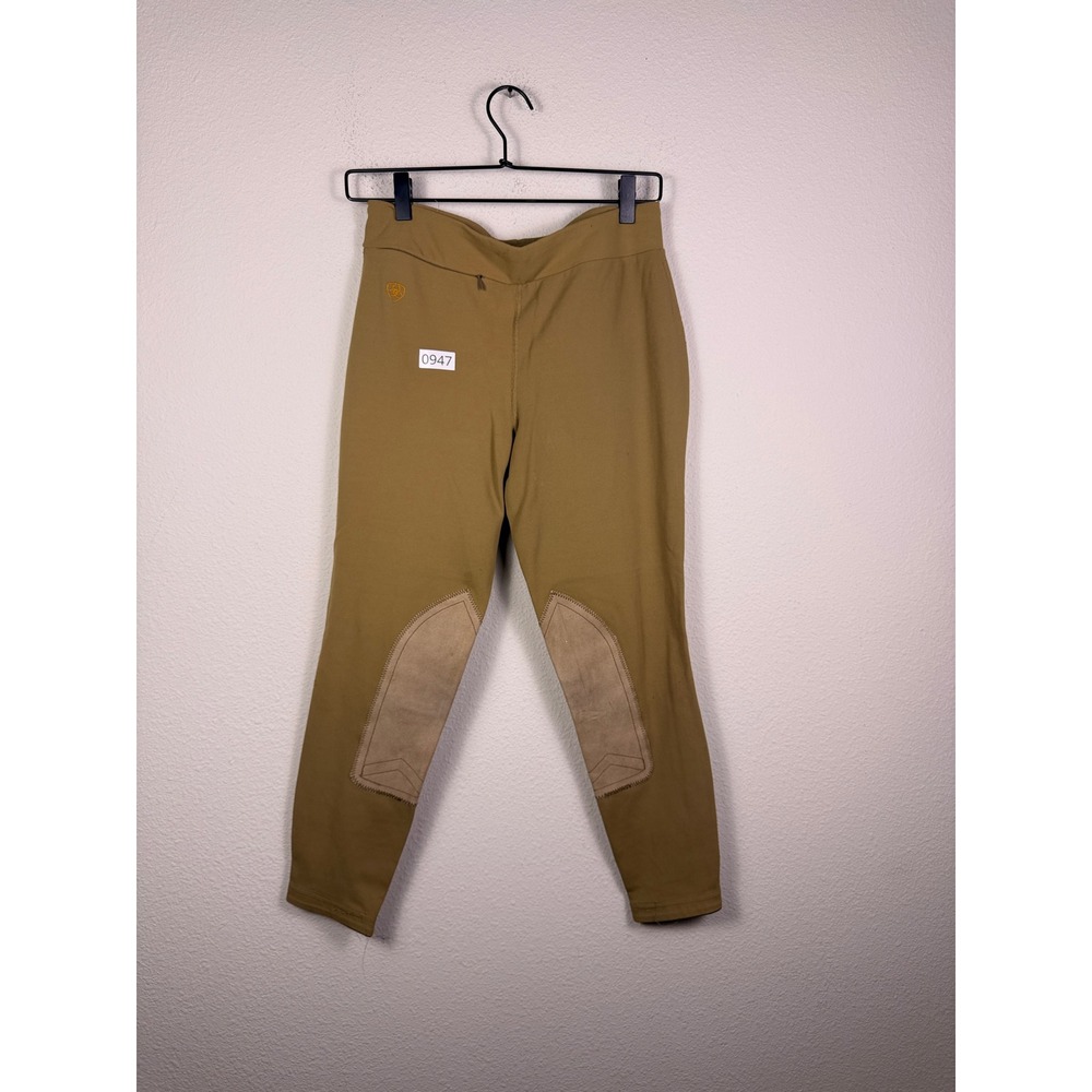 Ariat Womens Tan Equestrian Riding Breeches Knee Patch Pants Size Medium